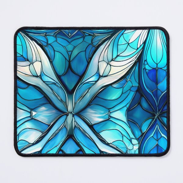 Item preview, Stained Glass Blue Butterfly designed and sold by ArtC-Designs by Kathy Higgins.