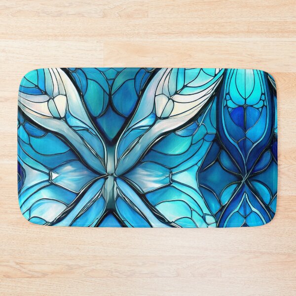 Item preview, Stained Glass Blue Butterfly designed and sold by ArtC-Designs by Kathy Higgins.