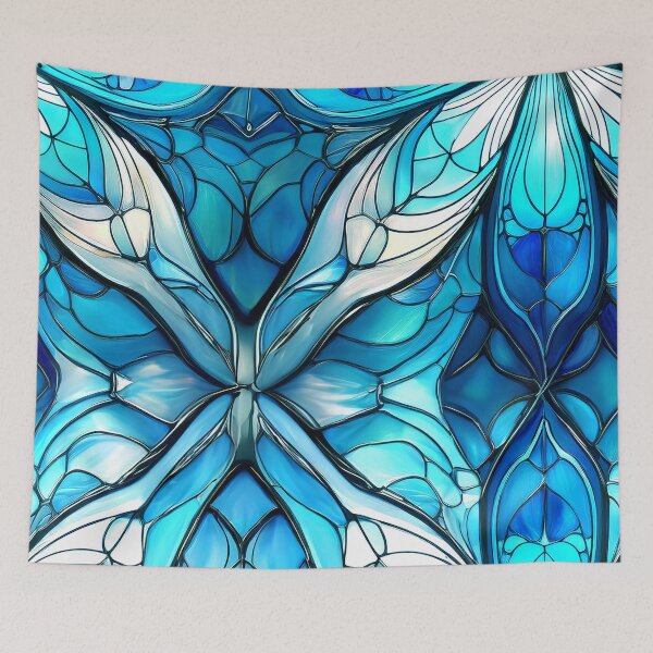 Item preview, Stained Glass Blue Butterfly designed and sold by ArtC-Designs by Kathy Higgins.