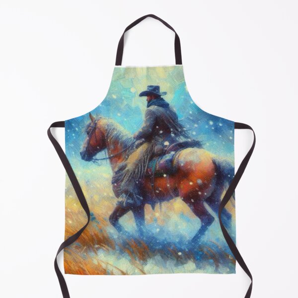 Item preview, Riding Alone in the Snowstorm designed and sold by TinCatOutPost.