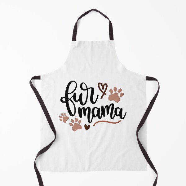 Artikelvorschau, „Fur Mama“-Schriftzug mit Pfotenabdrücken – Süßes Geschenk für Hunde- und Katzenmamas entworfen und verkauft von Latikshop.