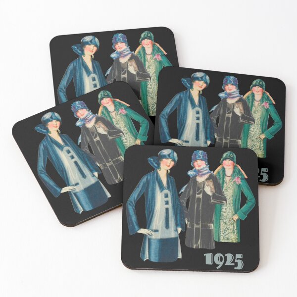 Item preview, 1925 Women’s Fashion – Art Deco Flapper Style Illustration designed and sold by Laanas55.