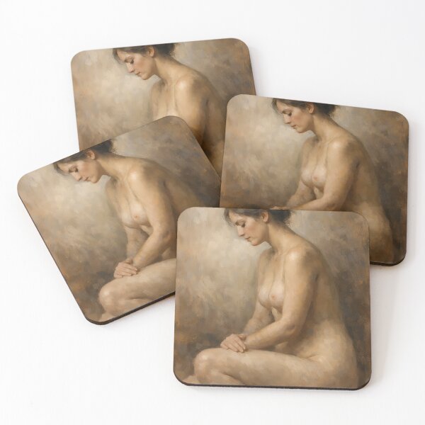 Item preview, Seated Nude Woman designed and sold by UniqueArts23.