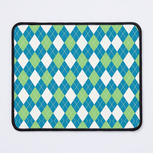 Item preview, Blue, green and white diamond pattern designed and sold by MKV Design.