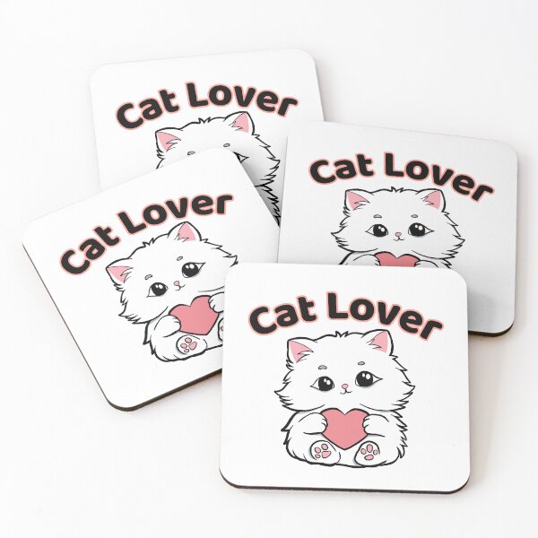 Item preview, Cute Cat Lover Shirt – Adorable White Kitten Holding Heart, Perfect Gift for Cat Moms designed and sold by Graphizia.