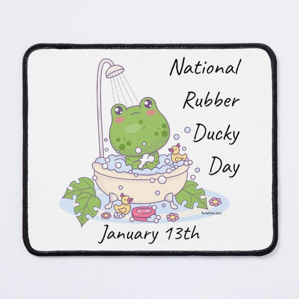 Item preview, National Rubber Ducky Day Frog designed and sold by DarkGreenSoul.