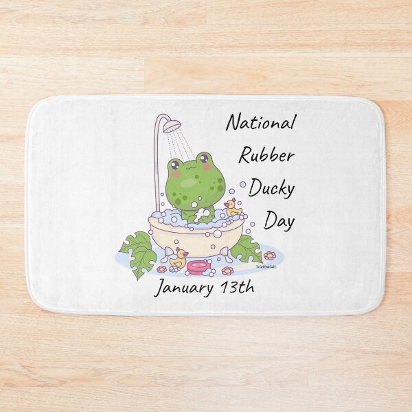 Item preview, National Rubber Ducky Day Frog designed and sold by DarkGreenSoul.
