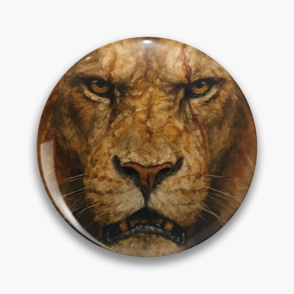 Item preview, Fierce Lion With Intense Stare designed and sold by UniqueArts23.
