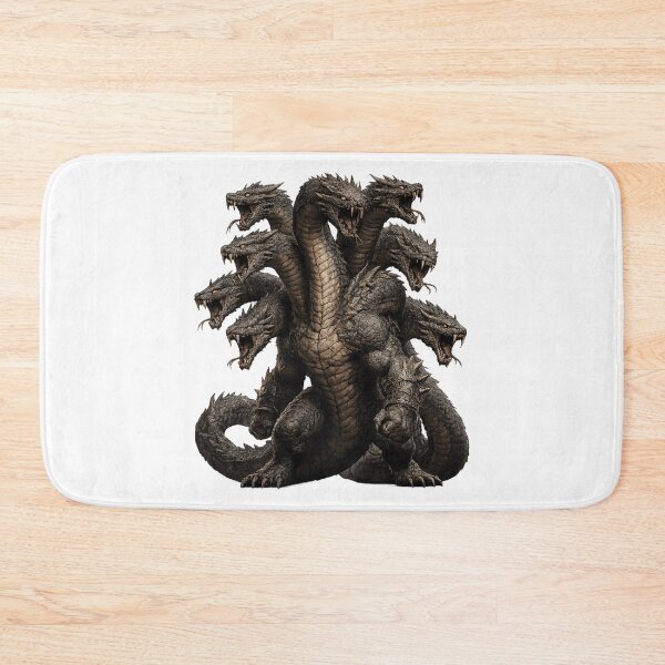 Item preview, Hydra Mythical Creature Art — Multi-Headed Serpent Monster | Ancient Greek Legend Illustration designed and sold by AlexLineArt.