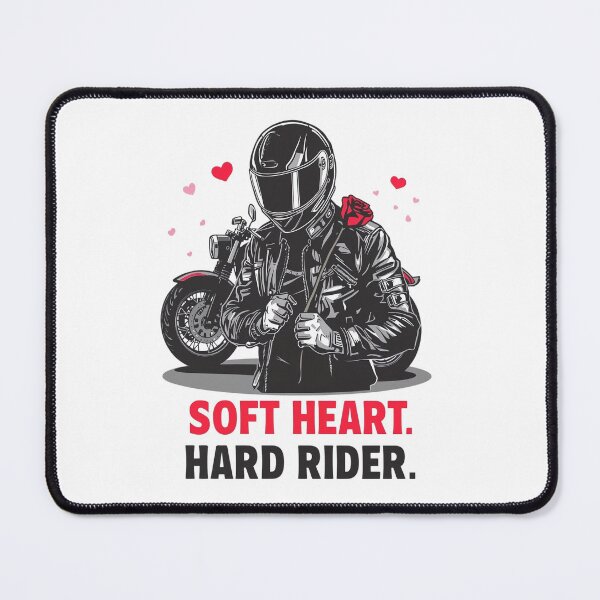 Item preview, Soft Heart. Hard Rider – Biker Valentine Collection designed and sold by TwoWheels-shop.
