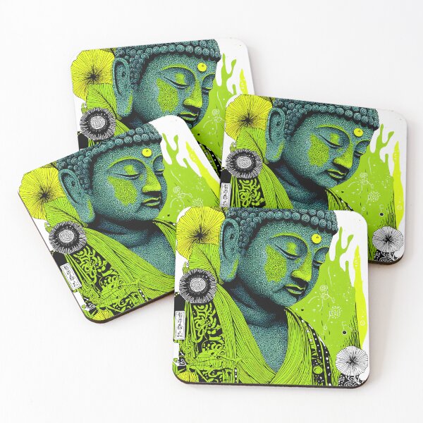Item preview, Vibrant Buddha Art with Abstract Elements and Styles designed and sold by Artessie.