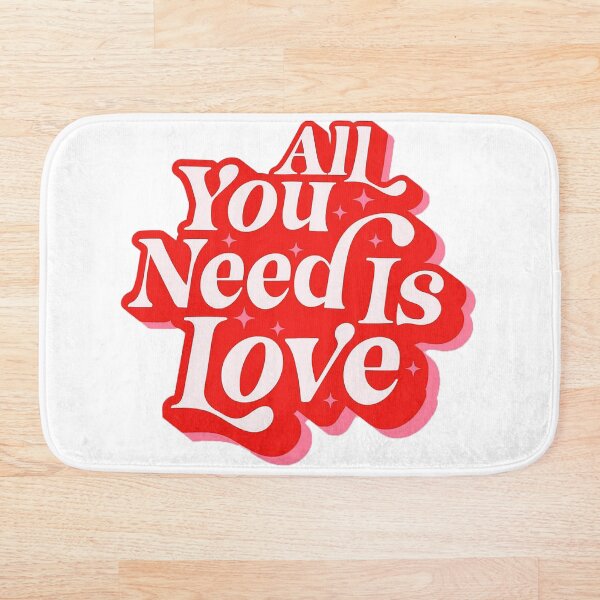 Item preview, All You Need Is Love Typography designed and sold by UnPOCOdeDesign.