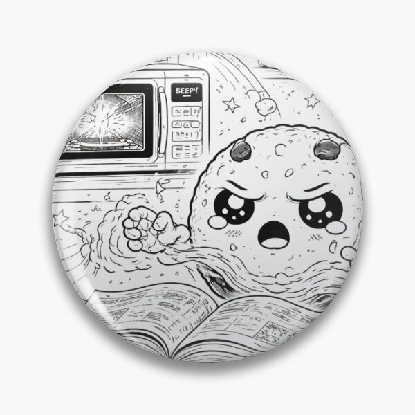 Item preview, Angry Nugget Spellbook – Funny Dark-Cute Coloring Page (Black & White Line Art) designed and sold by ComedyInkFactor.