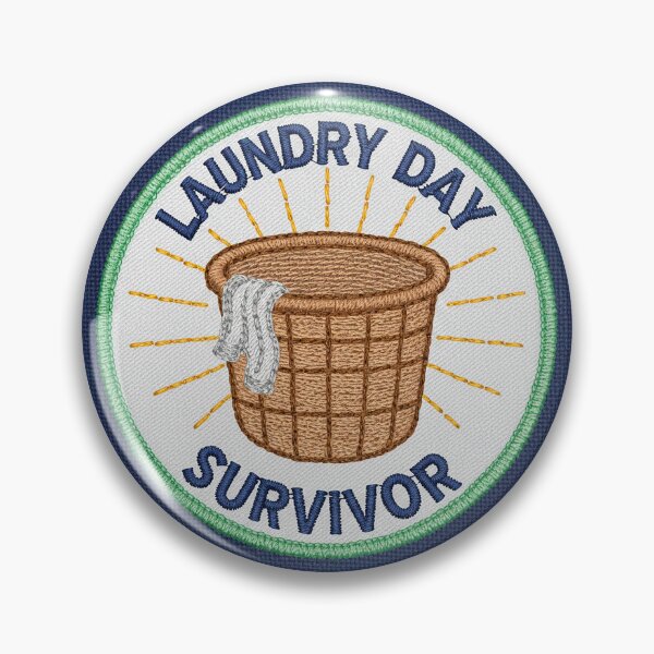 Item preview, Survivor day laundry basket clothes: boy scout badge designed and sold by Yeicoboo.