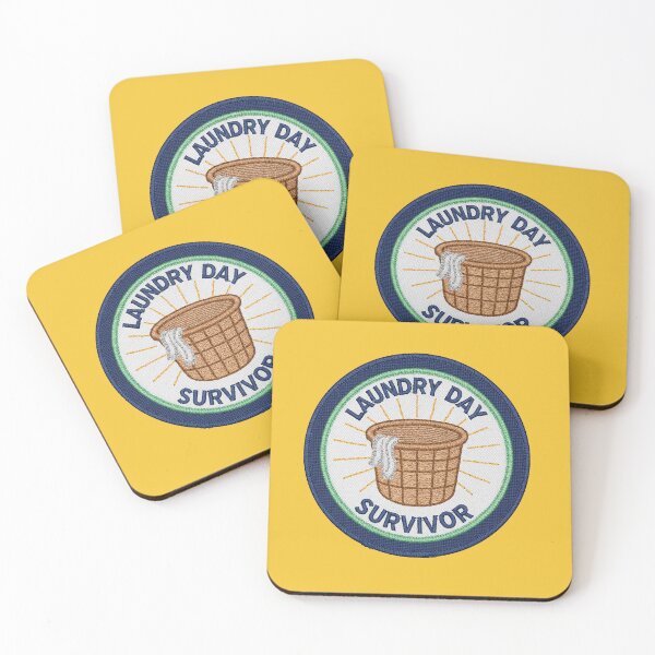 Item preview, Survivor day laundry basket clothes: boy scout badge designed and sold by Yeicoboo.