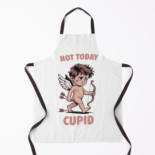 Item preview, Grumpy Cupid Not Today Anti-Valentine's Day designed and sold by PrintAtelier.