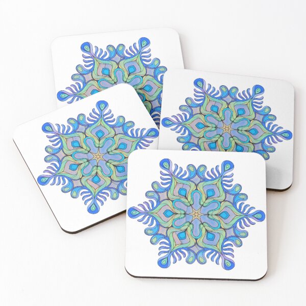 Item preview, Intricate Blue Mandala Design designed and sold by Anas Arts.