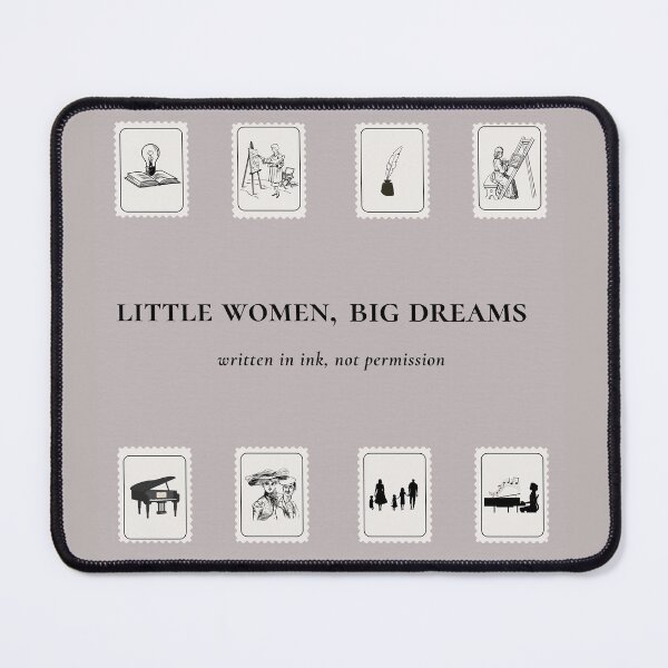 Item preview, Little Women, Big Dreams – Vintage Literary Collage designed and sold by Nanobloom.