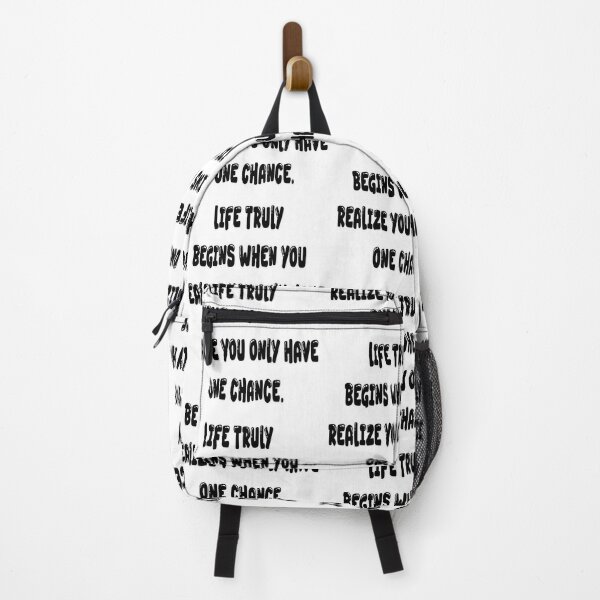 Item preview, Life truly begins when you realize you only have one chance. designed and sold by Ach&Koor.
