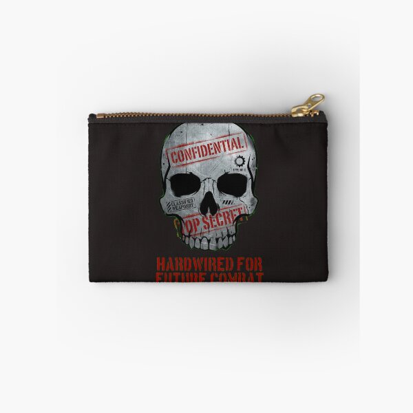 Item preview, Classified Black Site Skull - Top Secret Military Stencil designed and sold by Thaivi Design.