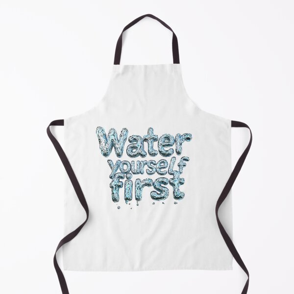 Item preview, Water Yourself First - Realistic 3D Liquid Hydro Typography Art designed and sold by Latikshop.