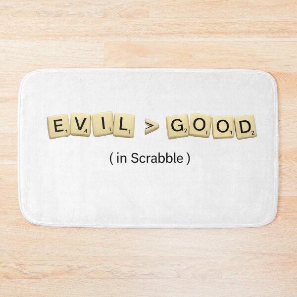 Item preview, Evil is Greater than Good (in scrabble) designed and sold by Michael Puckett.