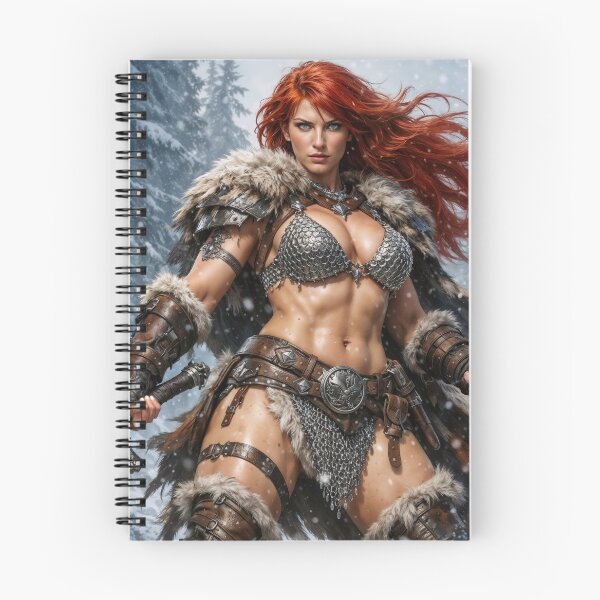 Item preview, Red Sonja — Winterblade Huntress designed and sold by Samantha AI Artist.