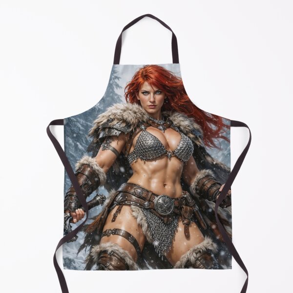 Item preview, Red Sonja — Winterblade Huntress designed and sold by Samantha AI Artist.