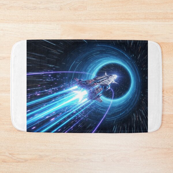 Item preview, Faster Than Light Sci-Fi Space Travel Illustration designed and sold by Mukesh Saxena.