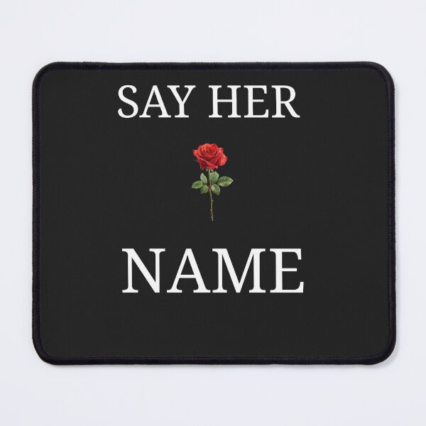 Item preview, Say Her Name – Memorial Typography Art designed and sold by Sparkofart07.