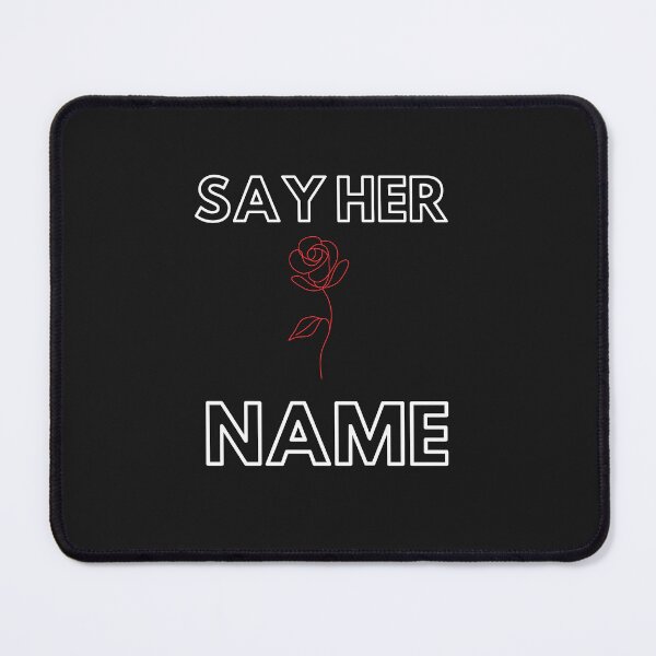 Item preview, Say Her Name – Memorial Typography Art designed and sold by Sparkofart07.