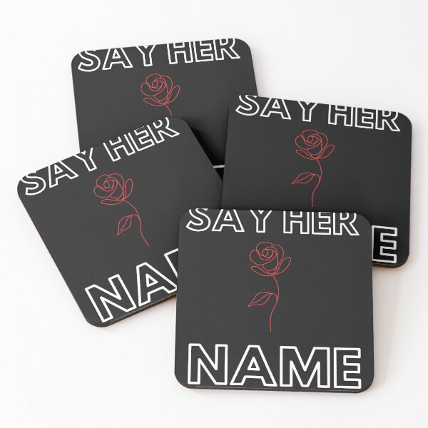 Item preview, Say Her Name – Memorial Typography Art designed and sold by Sparkofart07.