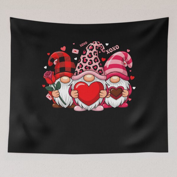 Item preview, Gnomes Crew Valentines Day Buffalo Leopard Heart Women Girls designed and sold by clothesy7.
