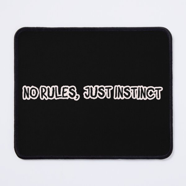 Item preview, No rules. Just Instinct. – Raw Mindset Statement designed and sold by Unikat.SE.