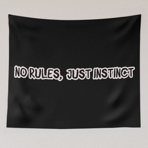 Item preview, No rules. Just Instinct. – Raw Mindset Statement designed and sold by Unikat.SE.
