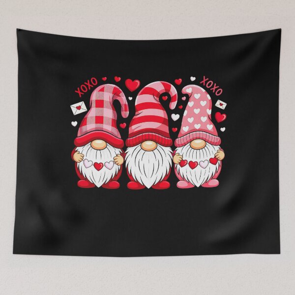 Item preview, Cute Valentine's Day Gnomes Pink Heart Love Women Girls Kids designed and sold by clothesy7.