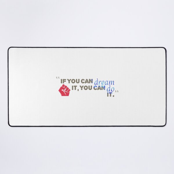 Item preview, If You Can Dream It You Can Do It - Motivational Red Fist Quote designed and sold by Latikshop.