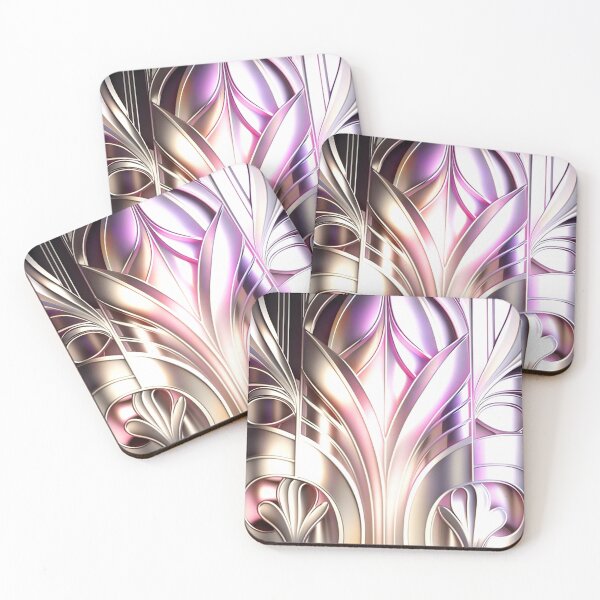 Item preview, NORDIC CHROME - DECO - PATTERN - PINK designed and sold by CleverCulture.