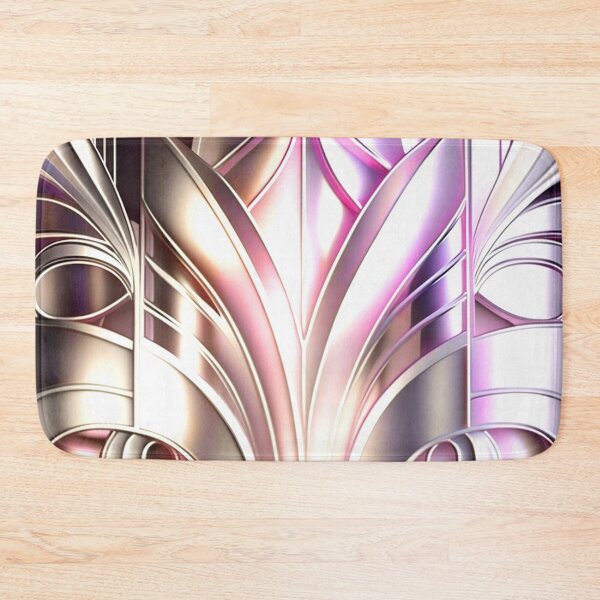 Item preview,  NORDIC CHROME - DECO - PATTERN - PINK  designed and sold by CleverCulture.