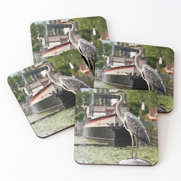 Item preview, Grey Heron in the Heart of the City designed and sold by TsvietkovaArt.