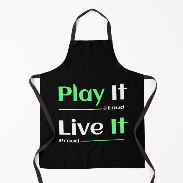 Item preview, Play It Loud Live It Proud designed and sold by TheFineShirt.