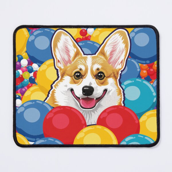 Item preview, Corgi Treibball Sticker – Urban Herding Dog designed and sold by Arthoughts.