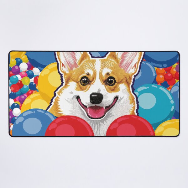Item preview, Corgi Treibball Sticker – Urban Herding Dog designed and sold by Arthoughts.