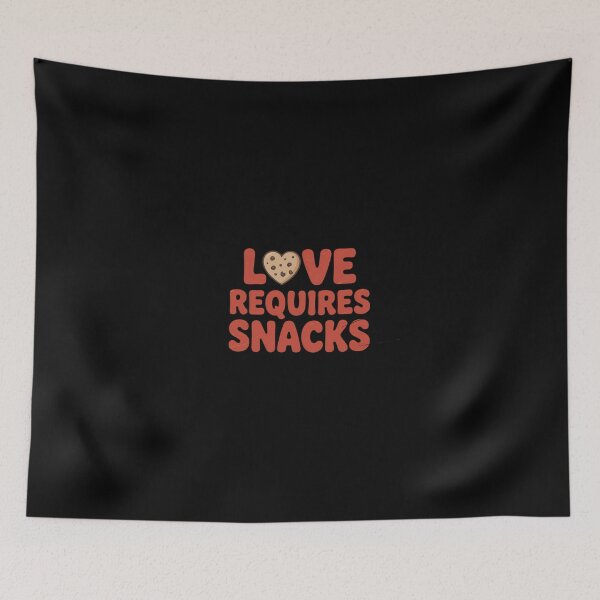 Item preview, Love Requires Snacks designed and sold by Vintage Shapes.