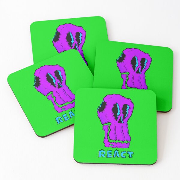 Item preview, React Skull designed and sold by JuiceBoxJuice.