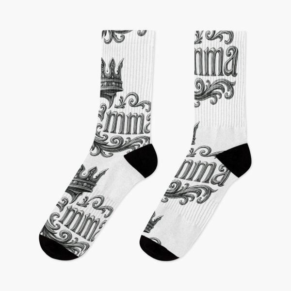 Item preview, Emma – Ornate Royal Lettering with Crown | Elegant Monochrome Design designed and sold by Williams Anderson.