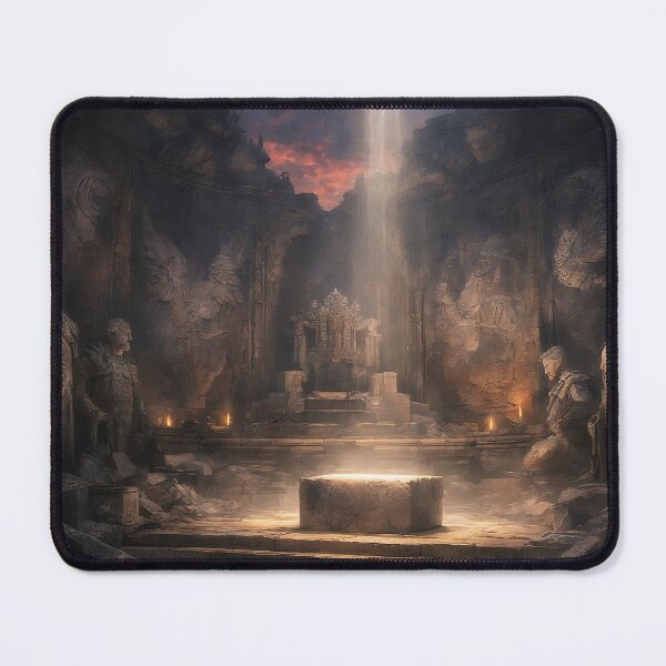Item preview, Ancient Ruined Temple Illuminated by Sacred Light designed and sold by athanasioungr.