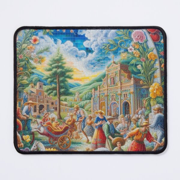 Item preview, Italian Village Harvest Festival designed and sold by TinCatOutPost.