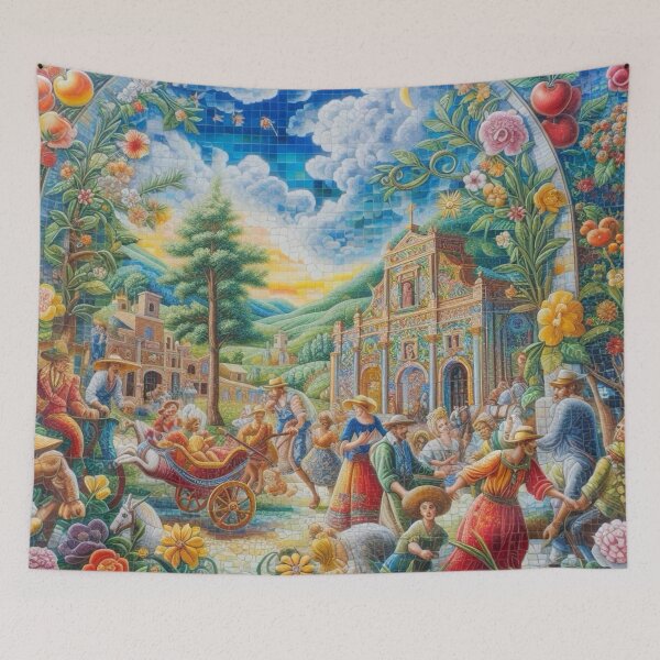 Item preview, Italian Village Harvest Festival  designed and sold by TinCatOutPost.