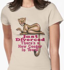 Juste divorcé T-shirt col V femme